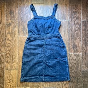 Denim Overall Dress